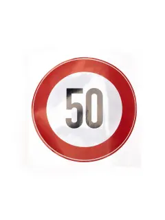 BF50S NALEPNICA ZNAK OGRANIČENJA BRZINE 50 KM/H KRP
