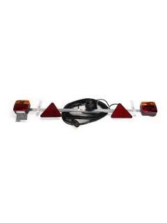 LA91270GP TABLA SA ZADNJIM SVETLIMA 12V, 1000-1600MM, 7 PINOVA UTIČNICA KRP