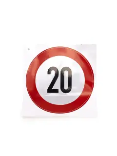 BF20S NALEPNICA ZNAK OGRANIČENJA BRZINE 20 KM/H KRP