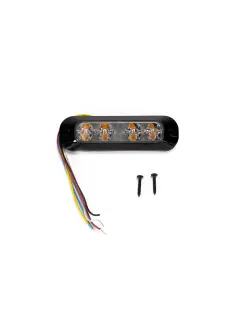 ED3704A LED BLINKER 12/24V, 16X120X36MM, 4 LED SVETLA KRP
