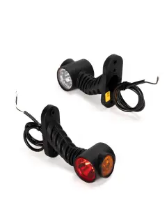 LA30016 LED BOČNI MARKER GABARIT ZA PRIKOLICE 12/24V, 110X55X125MM LEVI KRP